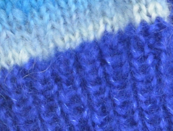 NUAGE bleu roy rayures
