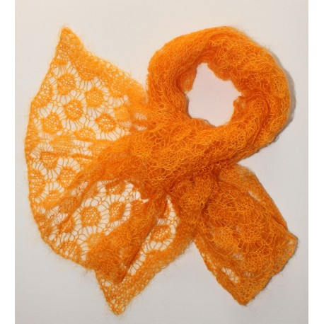 Tour de cou Alizé jaune safran