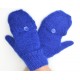 Mitaines moufles - bleu roy