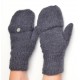 Mitaines moufles - gris silex