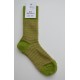 Taille 34/36  - Chaussettes en mohair rayées camel anis