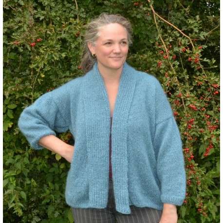 Veste "chardonneret" - couleur bleu école