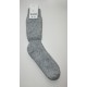 Chaussettes en mohair et laine - chiné gris