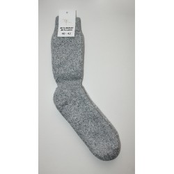 Chaussettes en mohair et laine - chiné gris