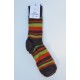 Chaussettes en mohair - rayé -chevèche anis potiron