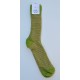 Chaussettes en mohair - rayé anis camel