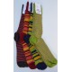 Chaussettes en mohair rayées