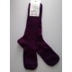 Chaussettes en mohair - prune