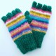 Mitaines multicolores - rayé prairie