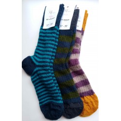 Chaussettes en mohair - rayé