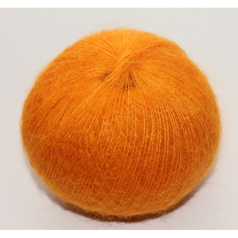 Laine à tricoter - Mohair et Soie - Jaune Soleil – EMERO